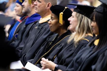 Faculty at convocation